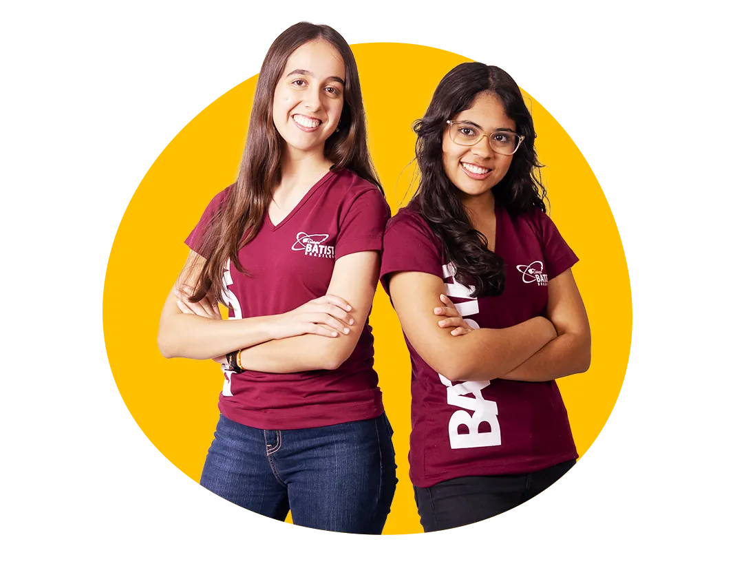 Alunos no laboratório